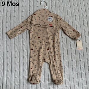 Miffy Baby Footed Sleeper Outfit Set NEW 9 Months Hat Nintje Dutch Bunny Cottage